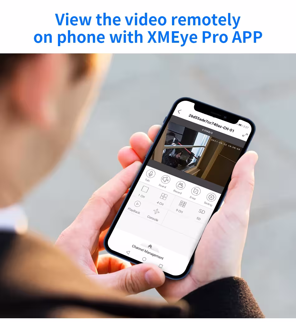 IP CCTV saugos kamera NVR