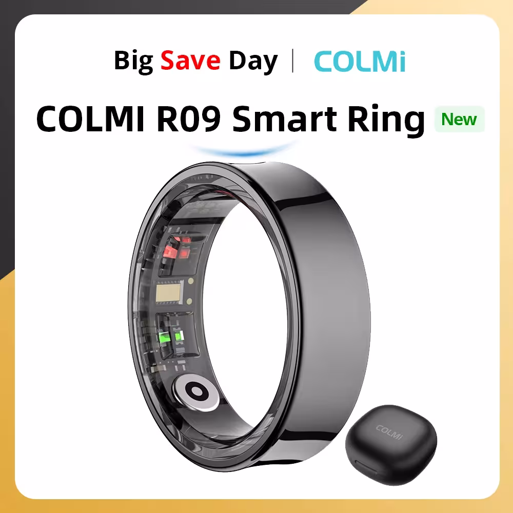 COLMI R09 Smart Ring für Männer und Frauen mit Temperaturüberwachung