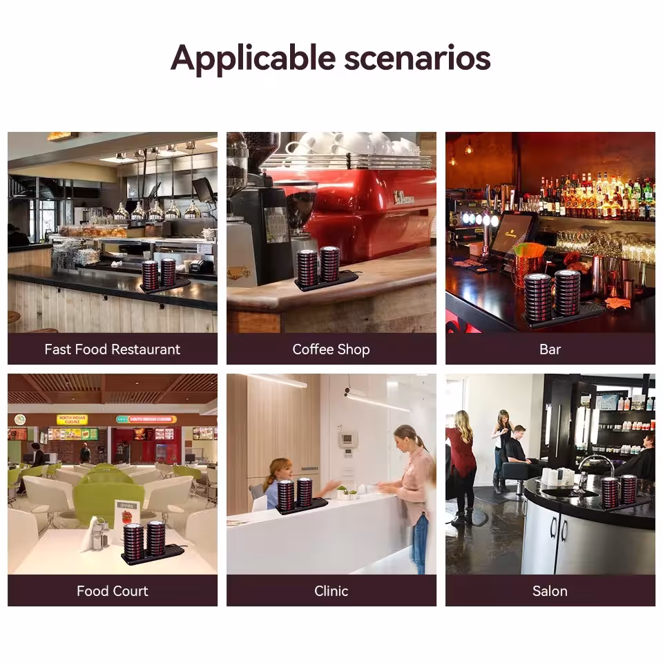 sistema de llamadas inalámbricas para restaurantes
