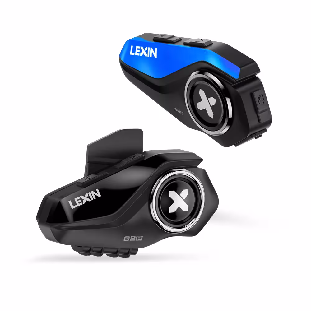 Lexin G2P Moto Interkom Bluetooth Cuffie 6 Persone Radio FM