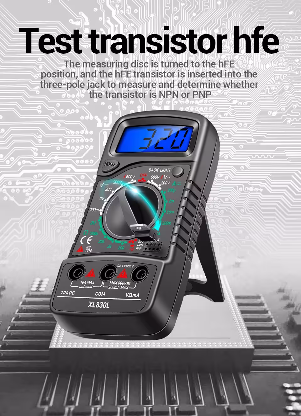 multimètre numérique pour automobile