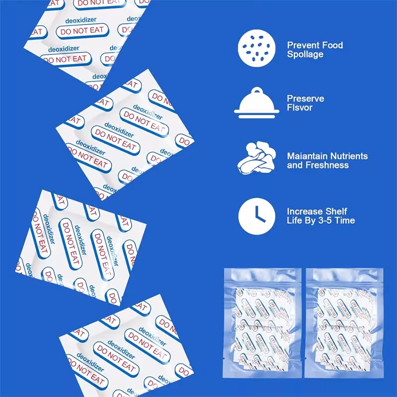 Oxygen absorbers for food 150cc 100 bags for vacuum packaging