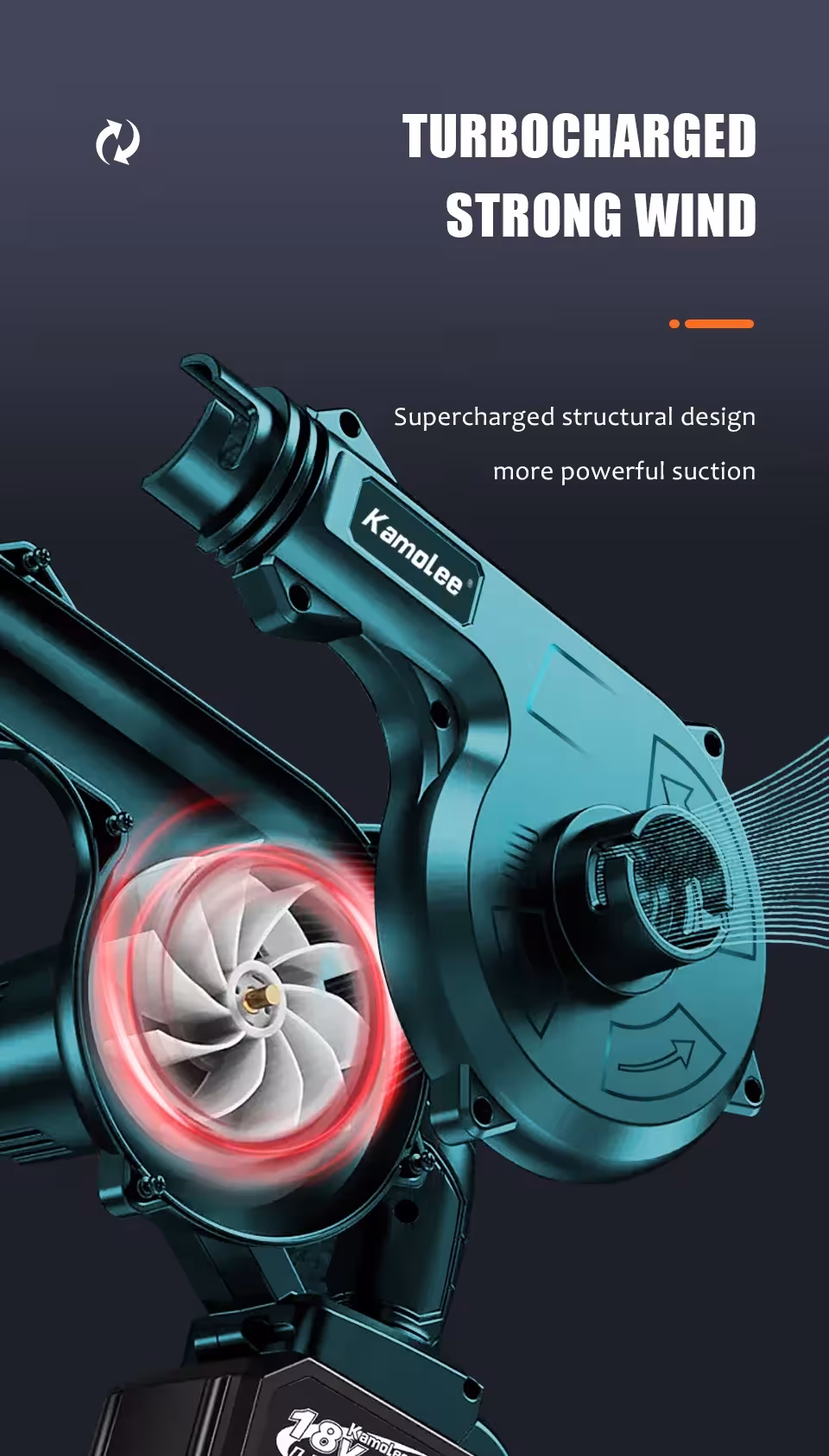 wireless air blower pump tool