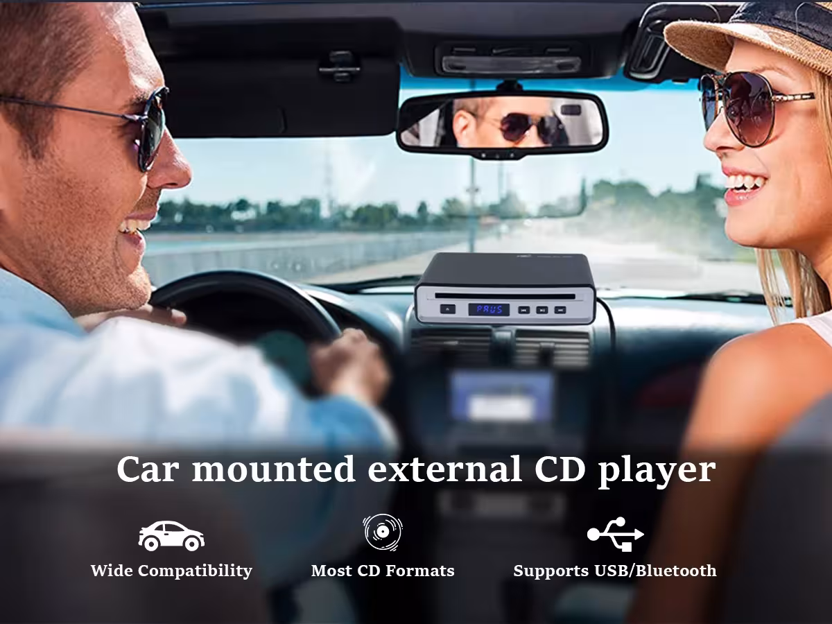 nešiojamas automobilio CD grotuvas