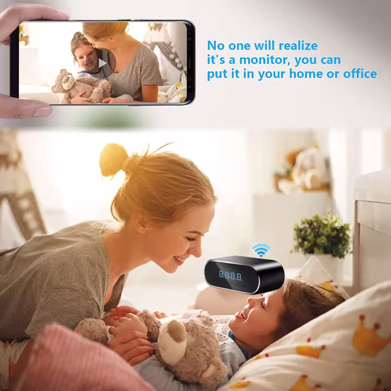 WiFi mini laikrodžio kamera