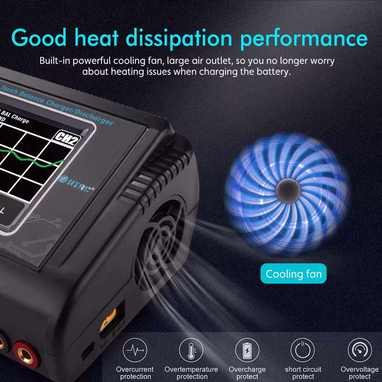 RC įkrautuvas 240W