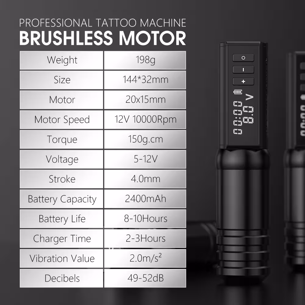 apparecchi di tatuaggio senza fili