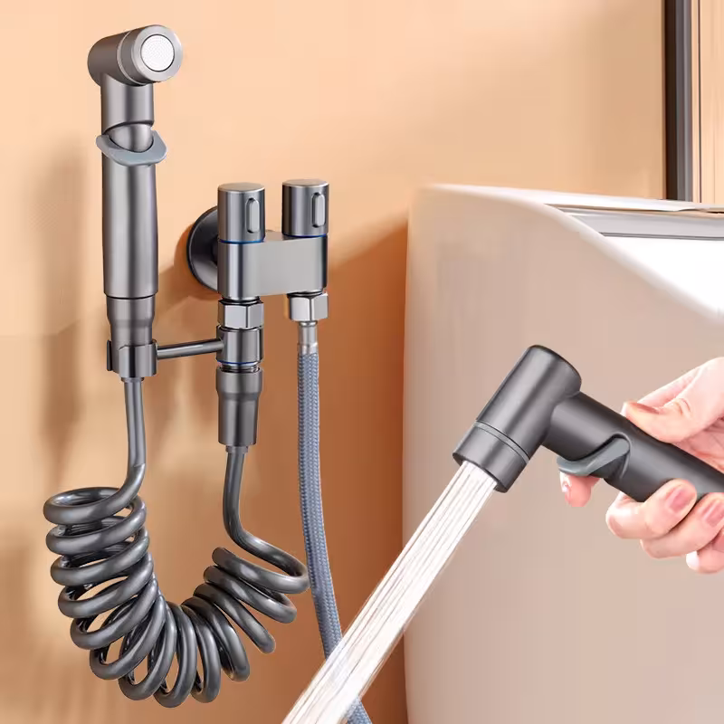 KKTNSG higieniška vonios tualeto bidet dušo galva su dvigubu išėjimu