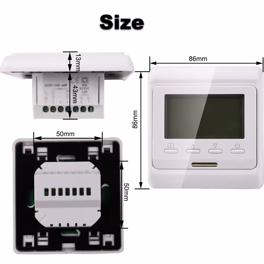 smart WiFi Thermostat für Böden