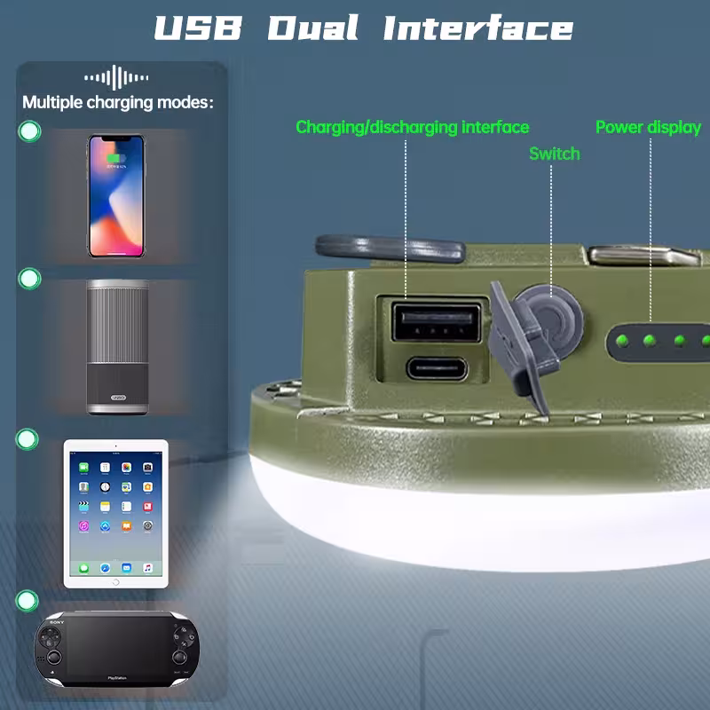 linterna LED portátil con imán