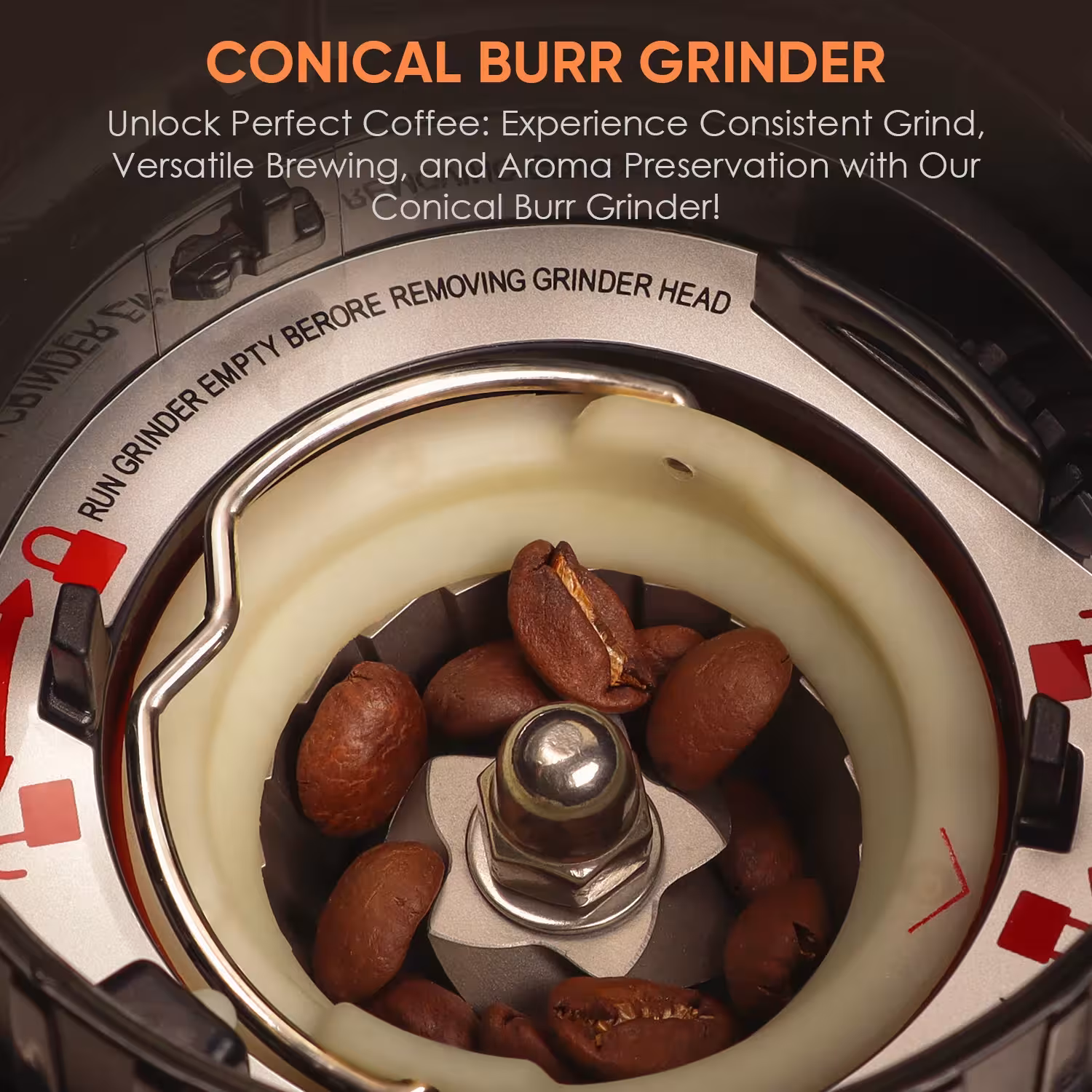 electric coffee grinder 48 grind settings