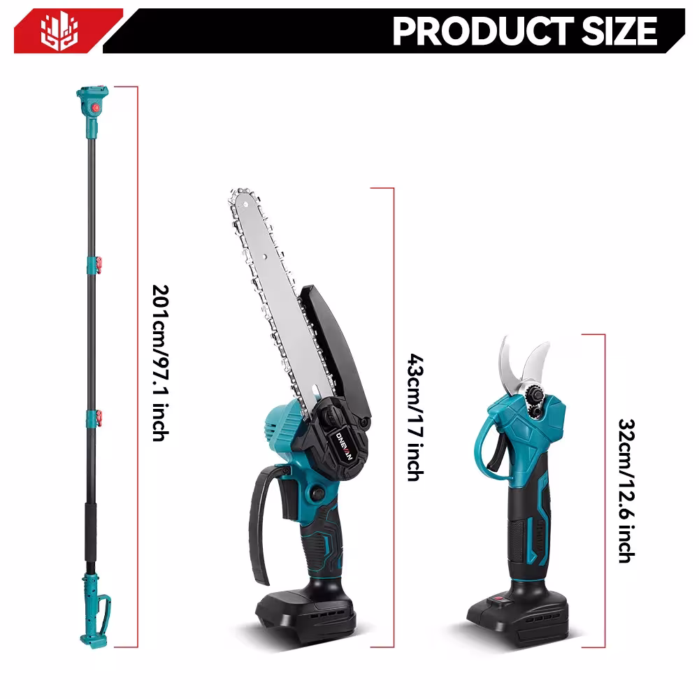 telescopic cutting of branches