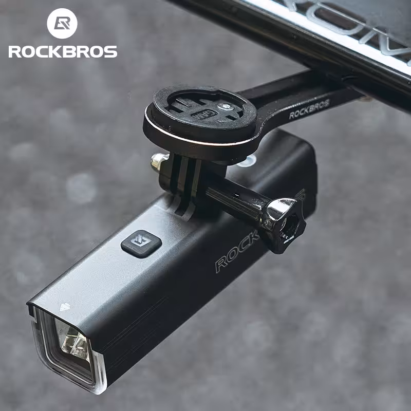 ROCKBROS Lampe LED avant de vélo 1500LM / 1000LM aluminium avec charge USB-C