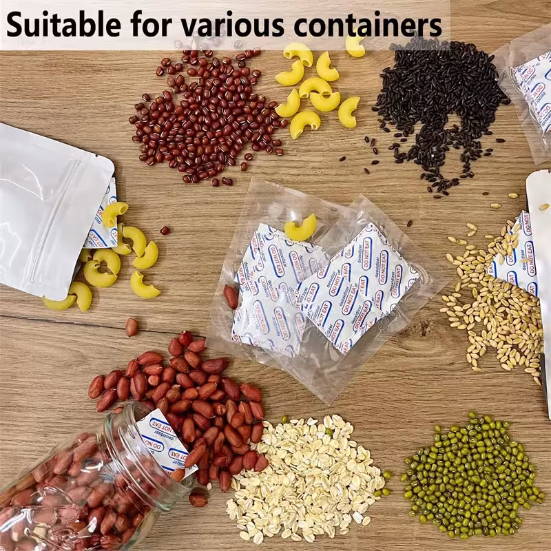 Oxygen absorbers for food