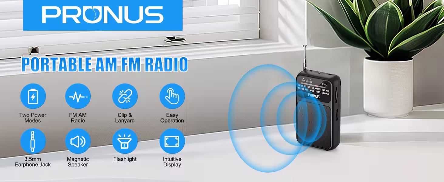 radio portátil AM FM