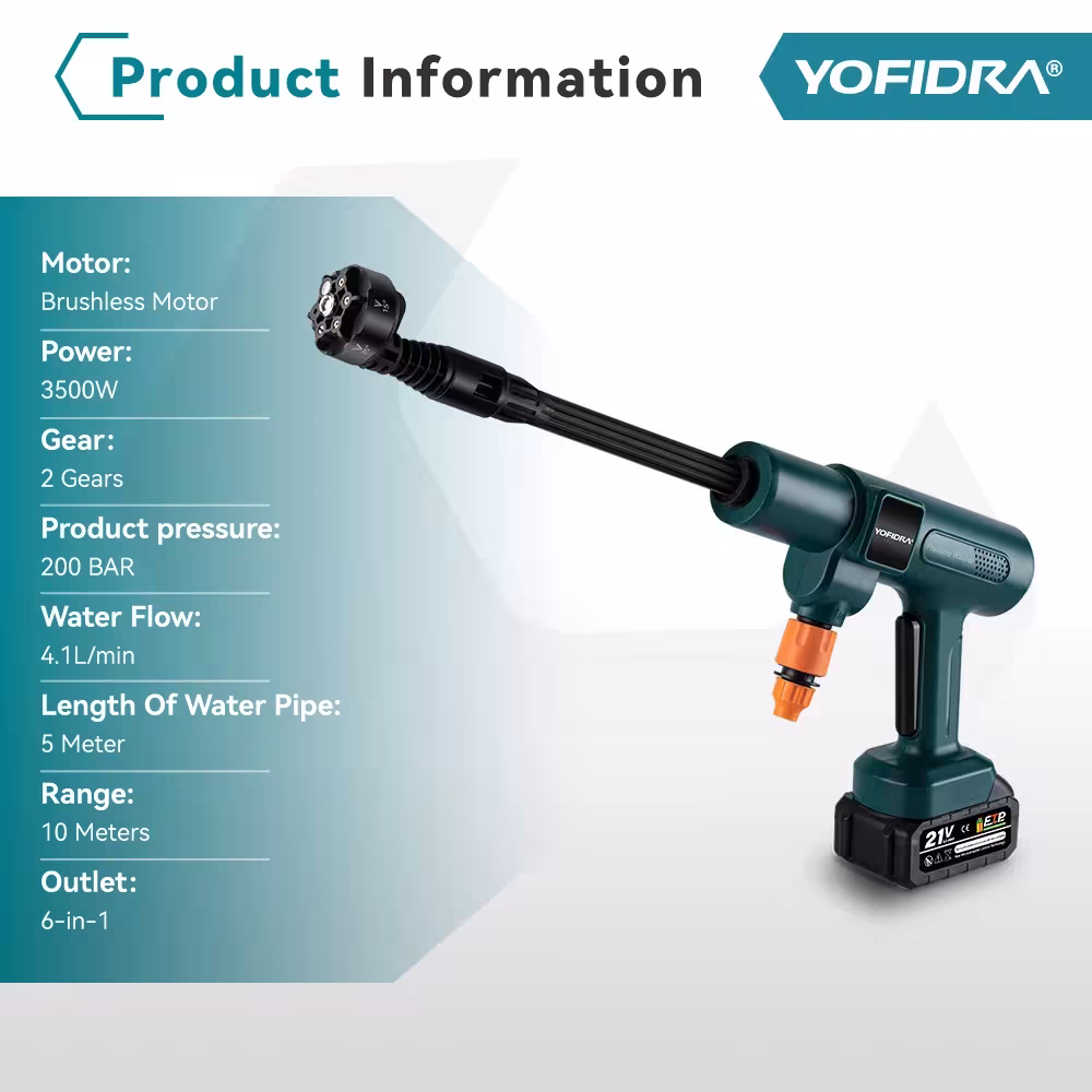 wireless high pressure washing machine