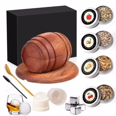Cocktail Smoker with Wood Chips for Whiskey Bar Kitchen Tools