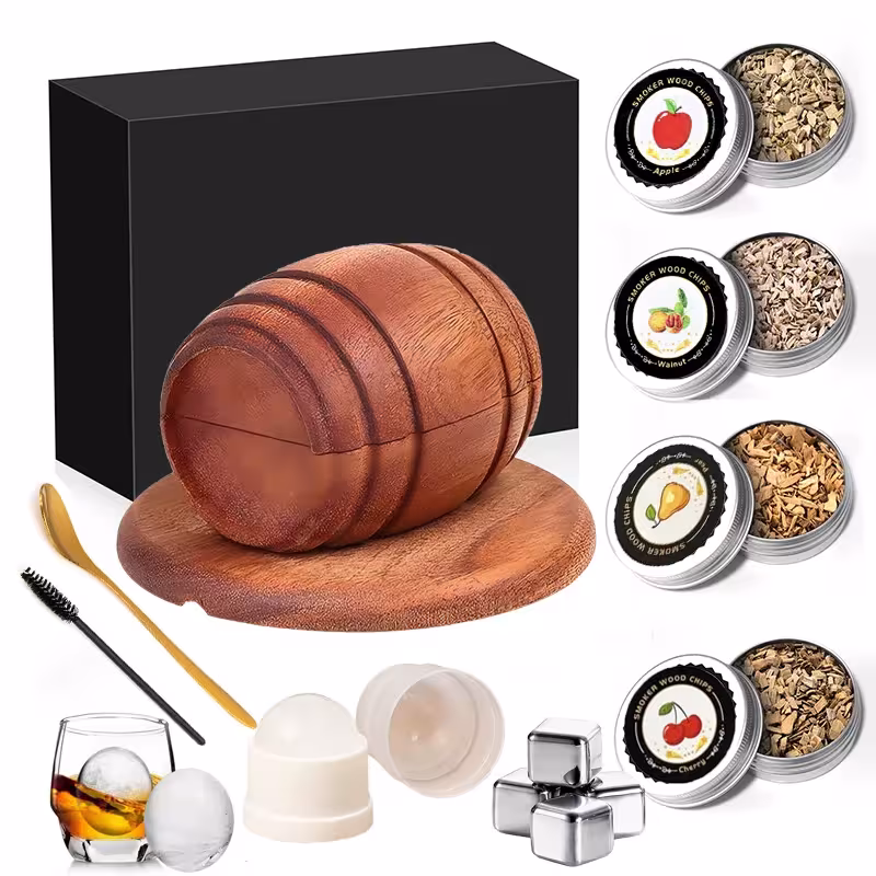Cocktail Smoker with Wood Chips for Whiskey Bar Kitchen Tools