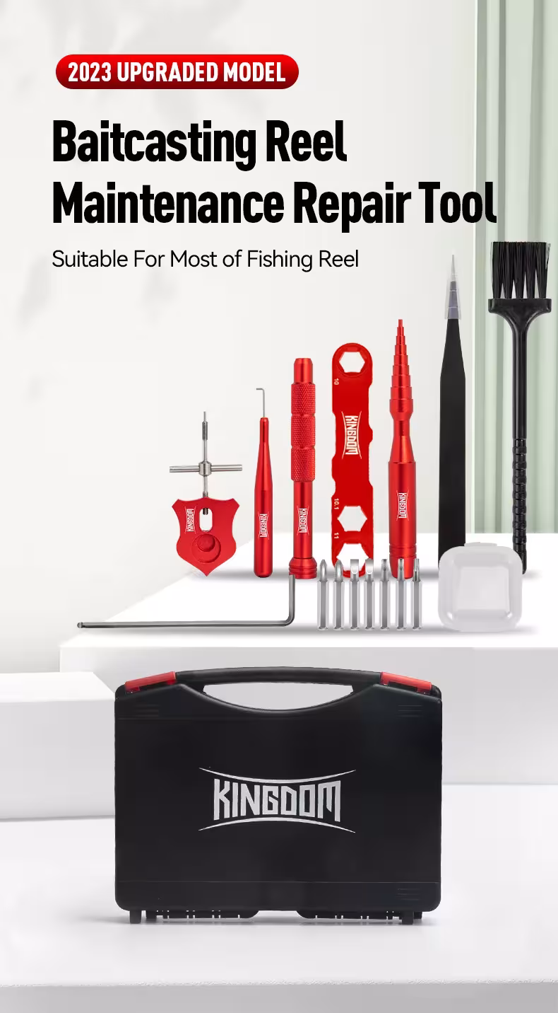 scatola per la manutenzione del mulinello da pesca