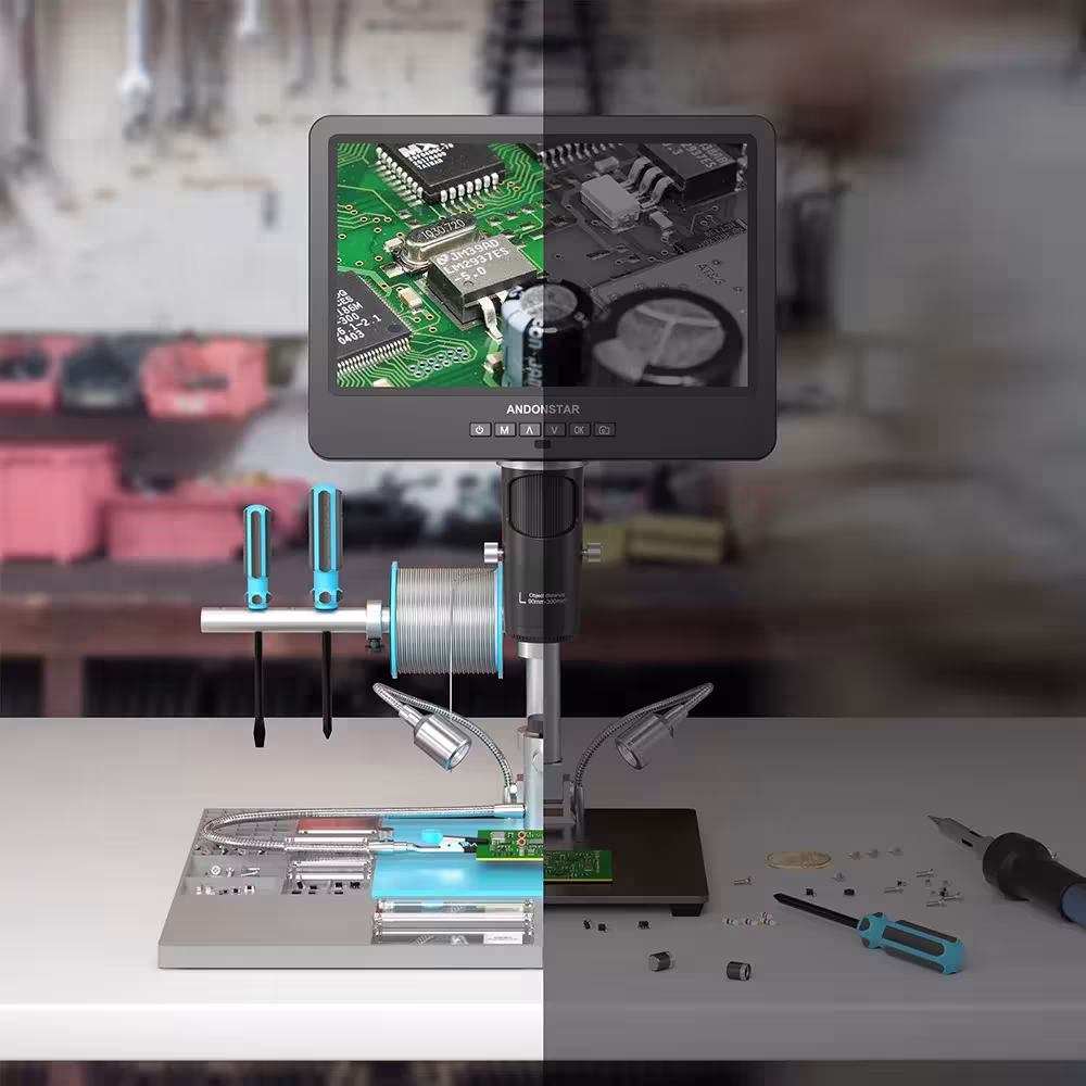 microscope aluminum stand
