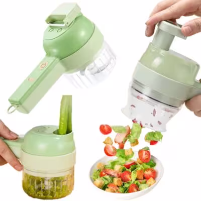 coupe-légumes électrique, presse-ail manuel sans fil, mixeur