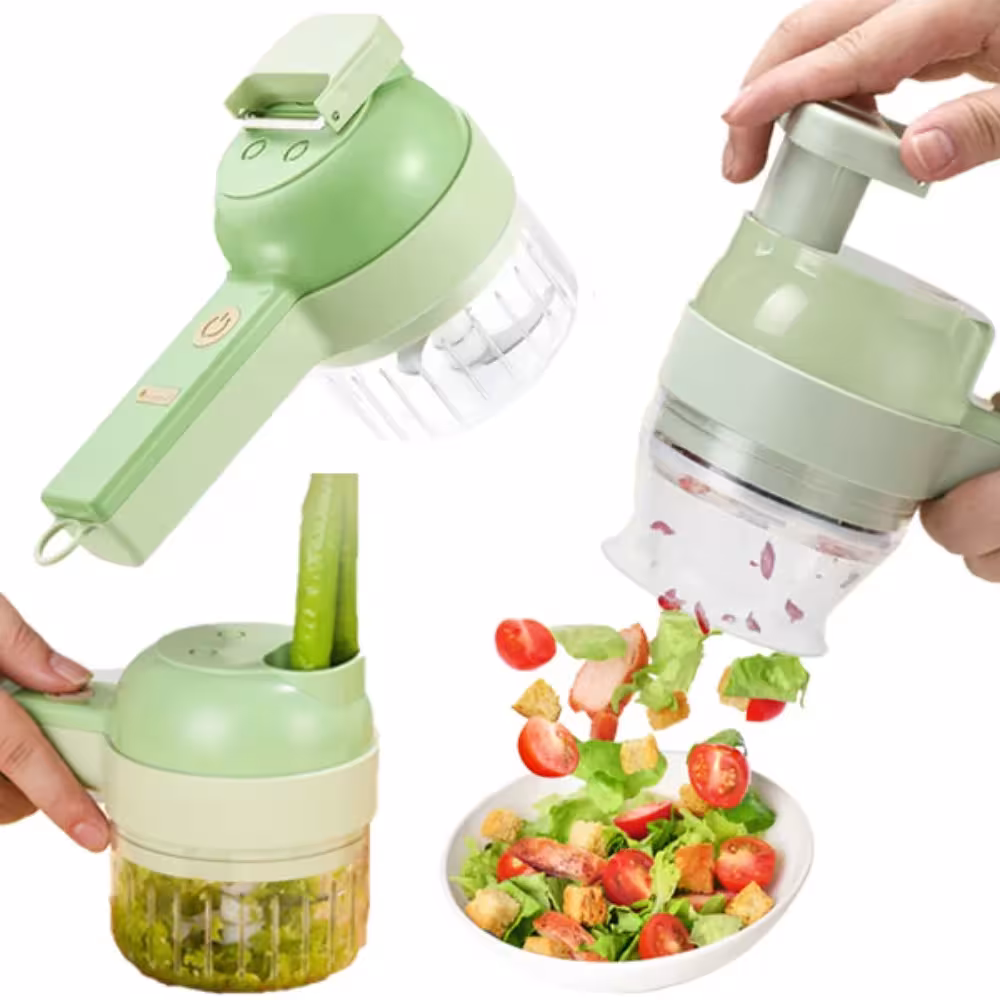Tagliaverdure elettrico senza fili tritatutto manuale per aglio frullatore