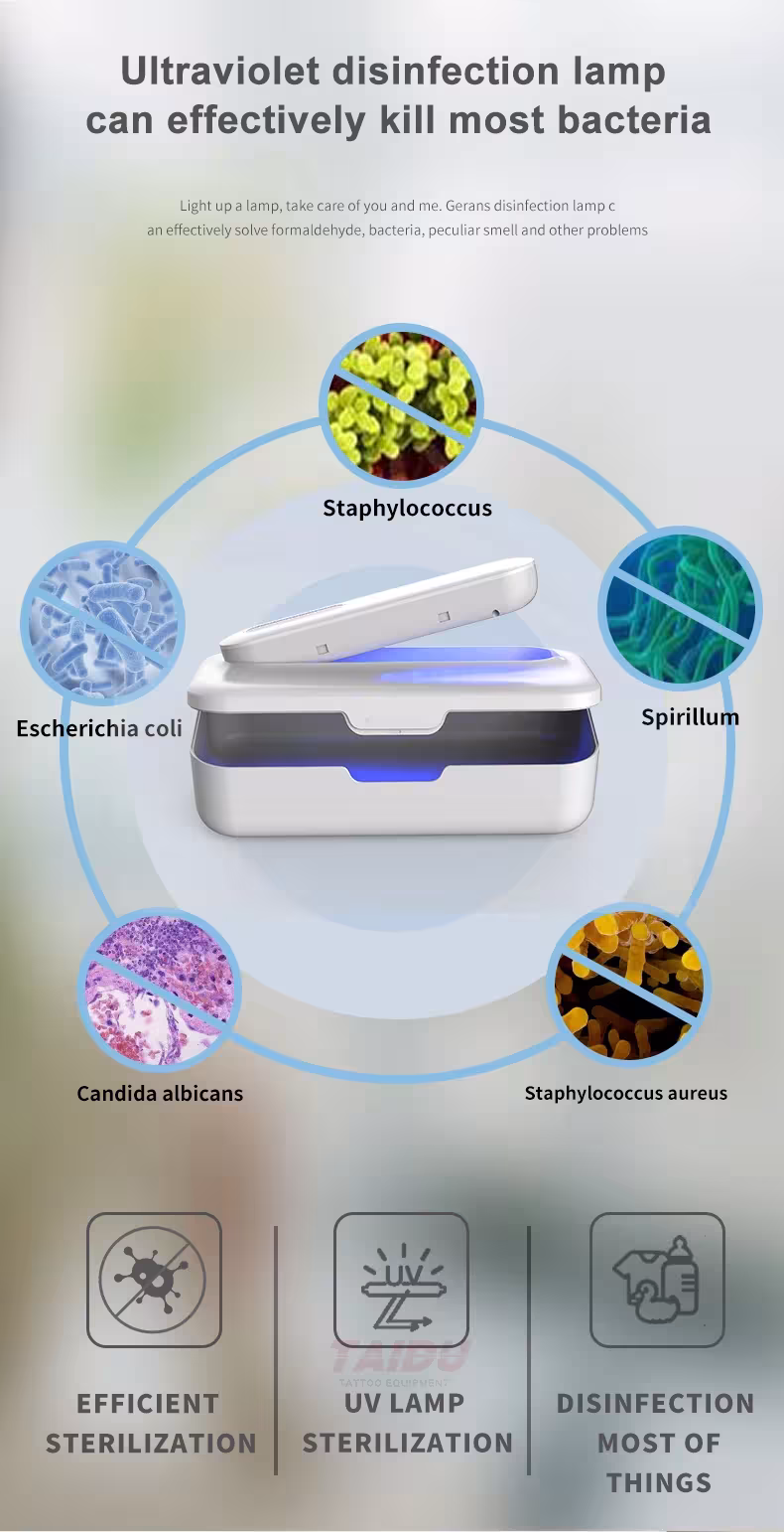Caja de esterilización del tatuaje UV