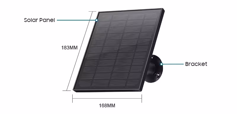 solar powered surveillance camera