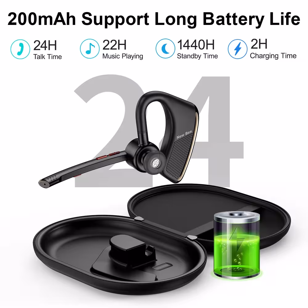 auriculares Bluetooth inalámbricos con supresión de ruido