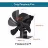 fireplace fan only