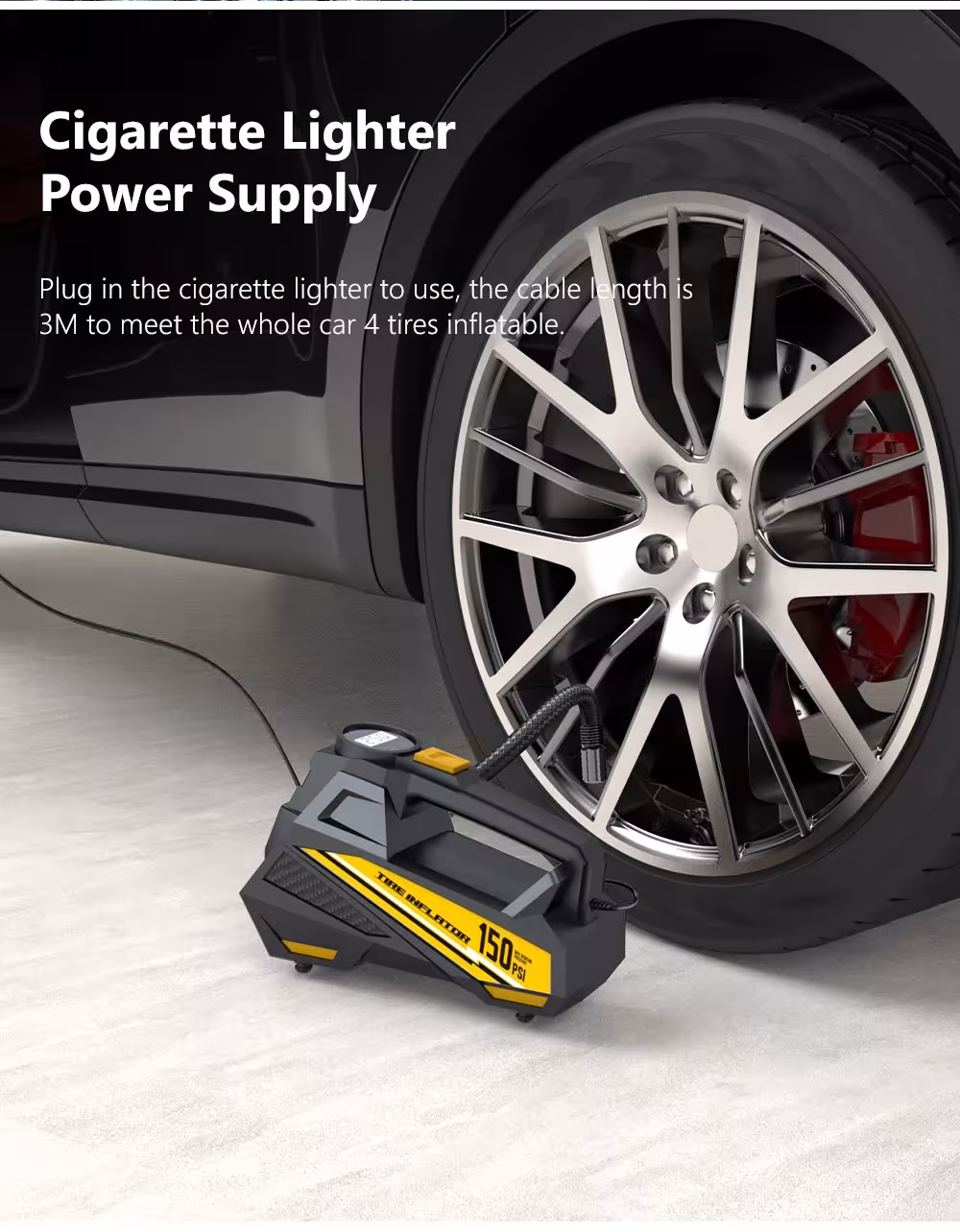 automobilio padangų pompa 12V