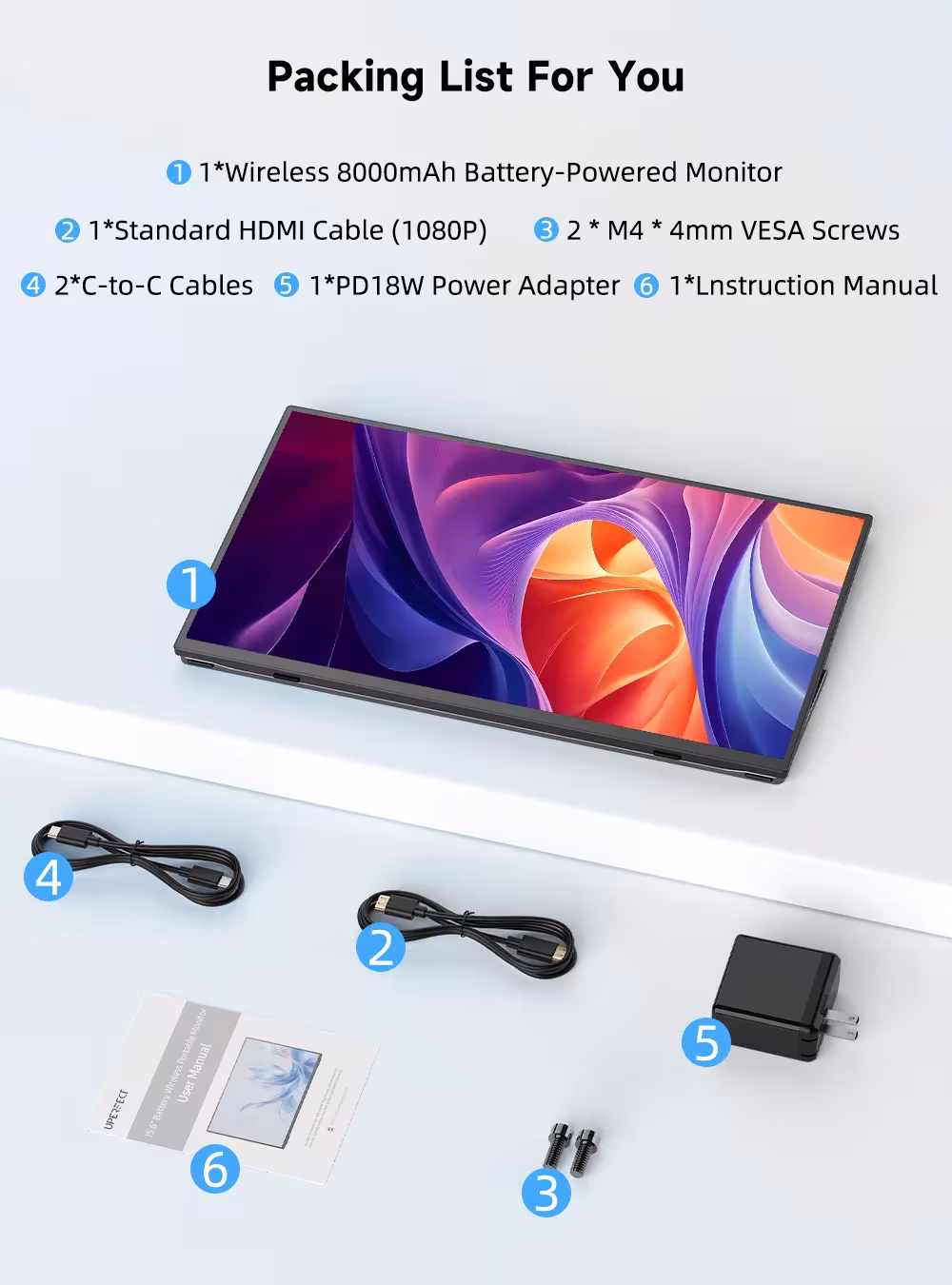 moniteur portable sans fil