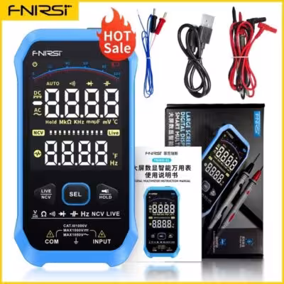 FNIRSI S1 Multimetro digital inteligente 9999 pantalla