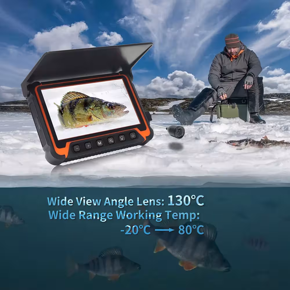 cámara de pesca con monitor