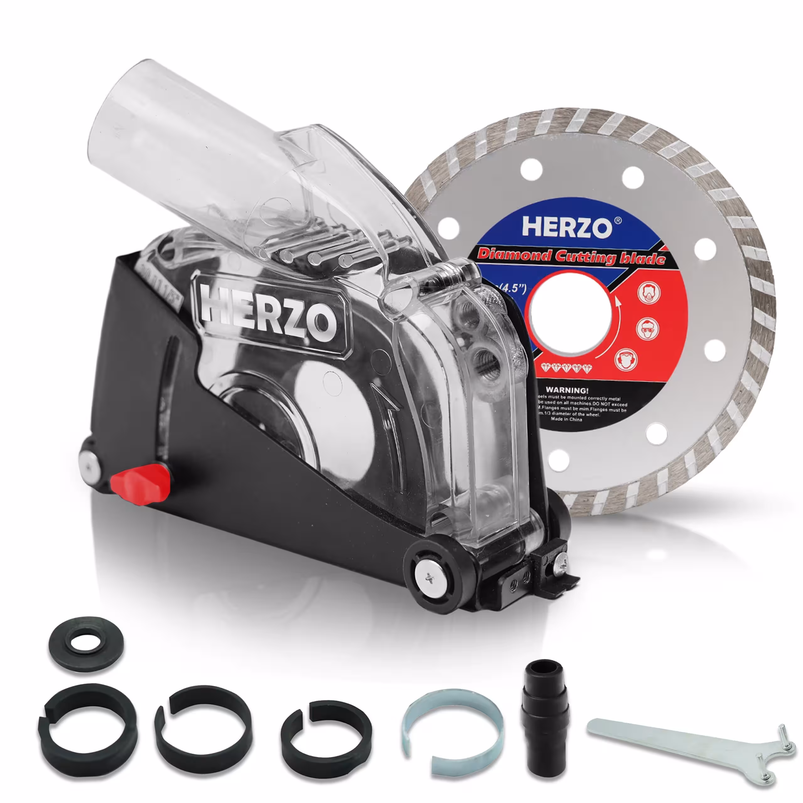 Dust collector for angle grinder 125mm