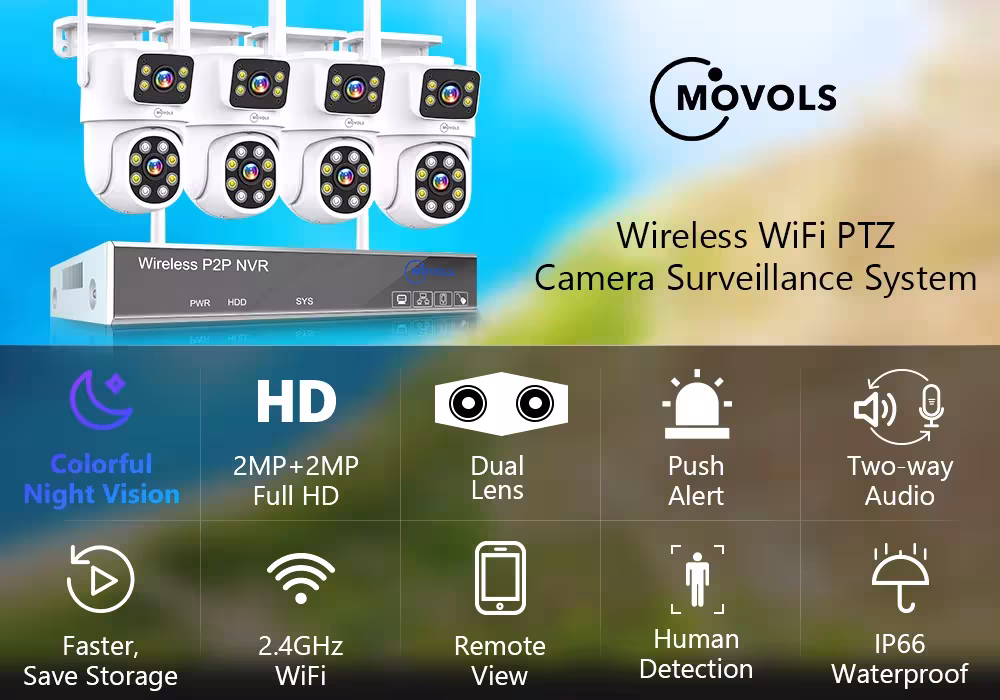 bevielė CCTV saugumo sistema