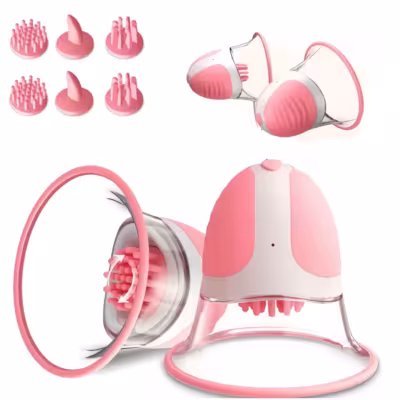 Stimulateur de massage mammaire avec 10 modes de vibration et rotation