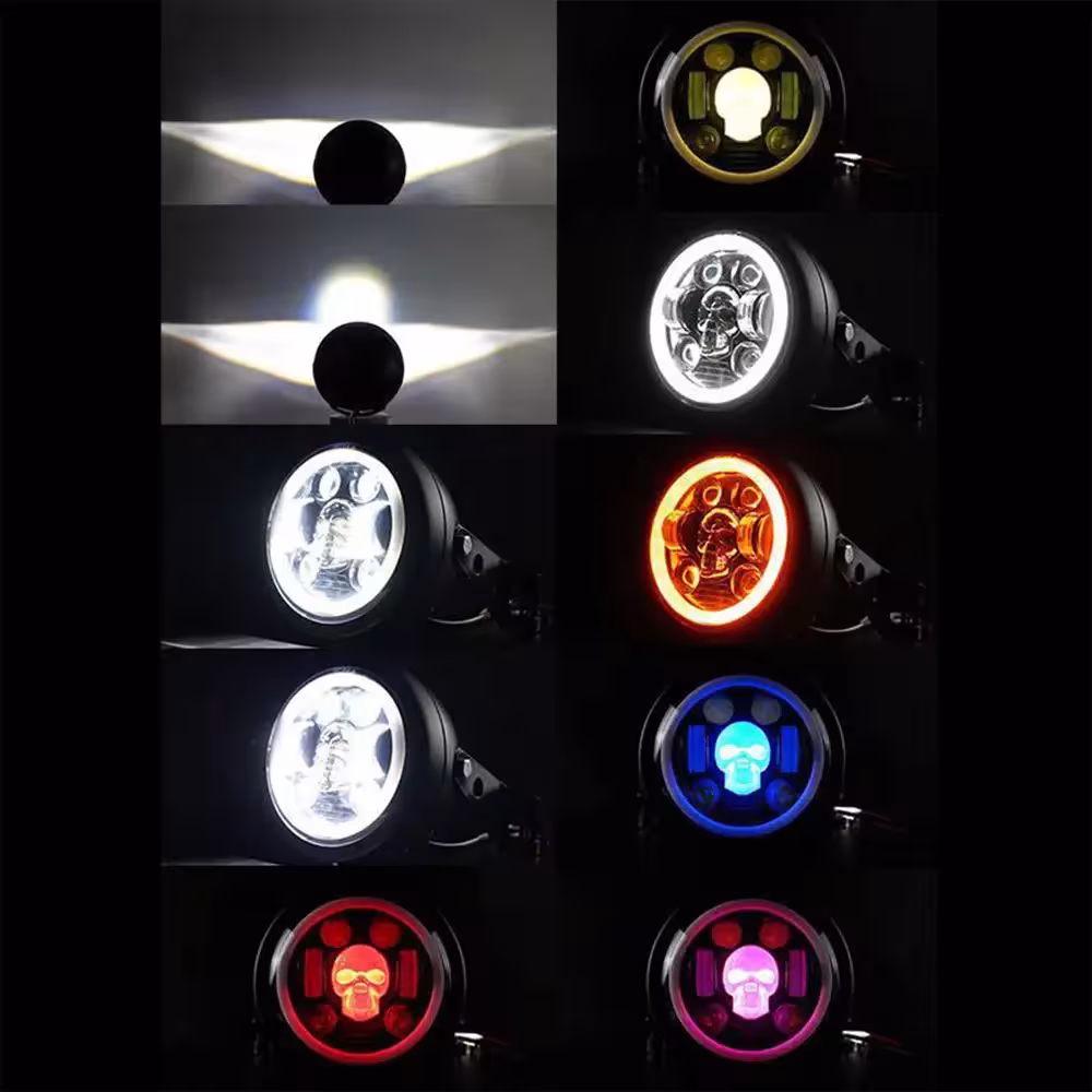 Lampada frontale moto LED