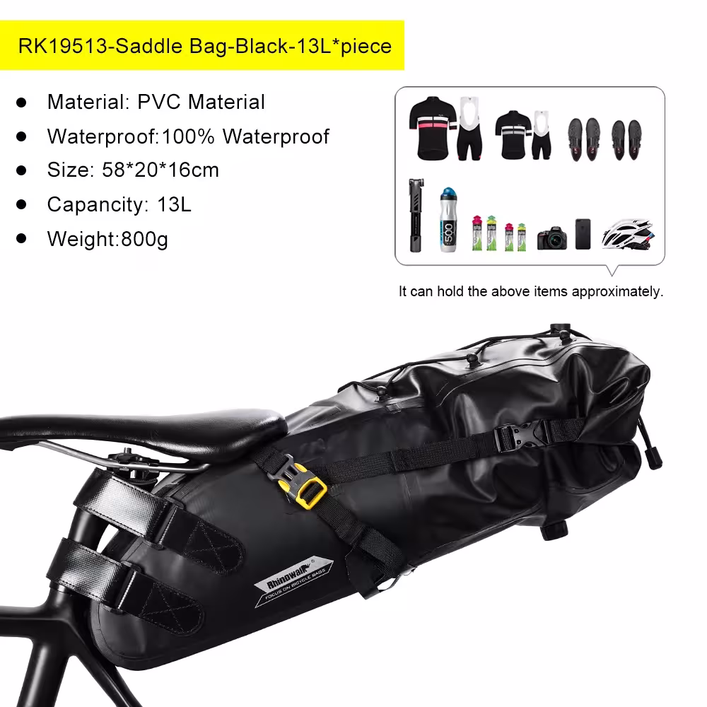 borsa per bici impermeabile
