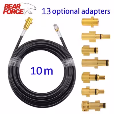 Drain cleaning hose 10 m for high pressure washer 160 bar