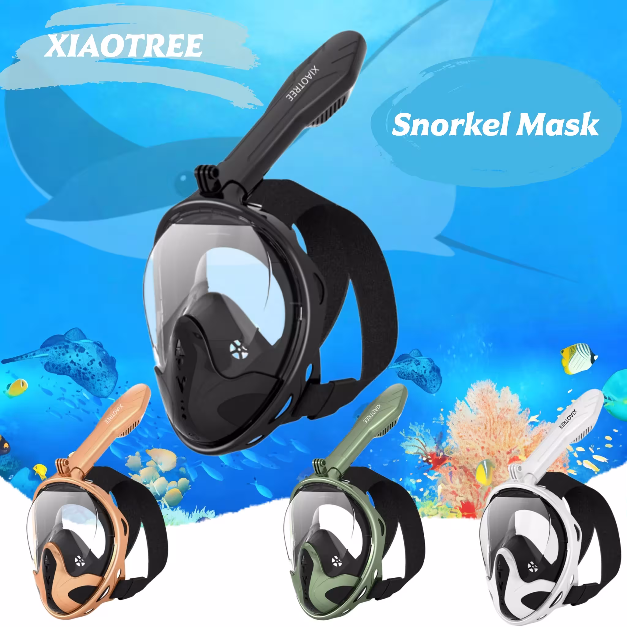 Maschera sub con snorkel