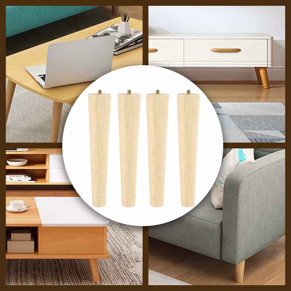 gambe mobili in legno