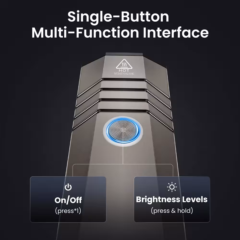 lámpara LED portátil USB C