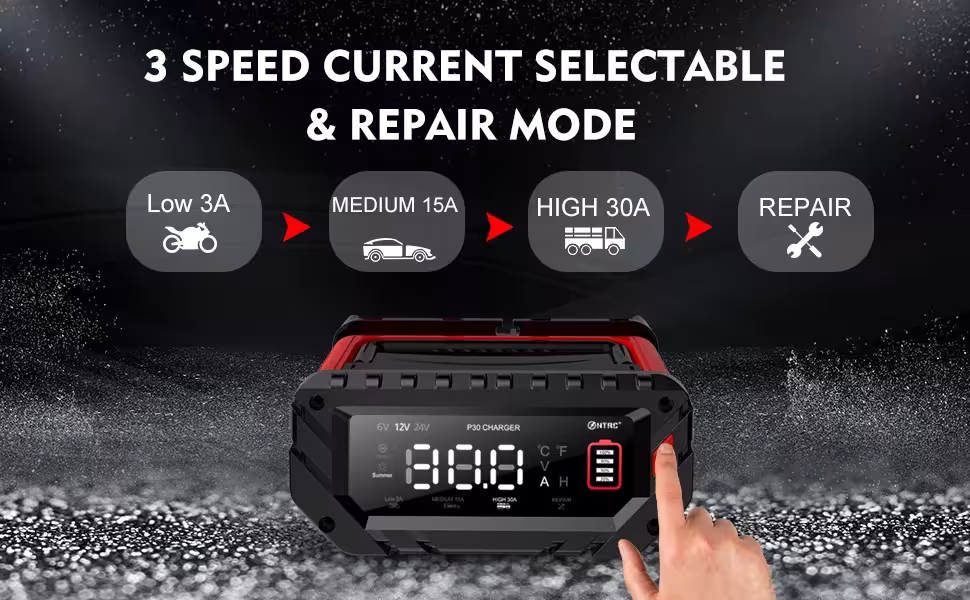 Motorcycle battery charger