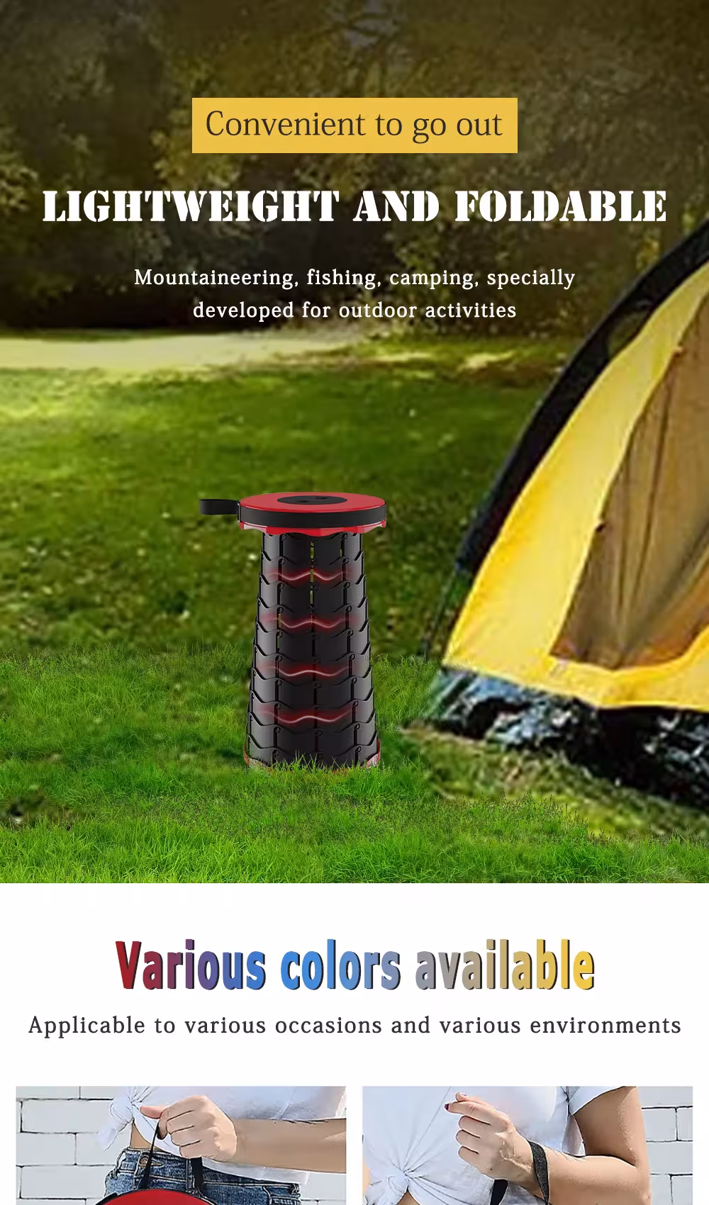 portable garden chair