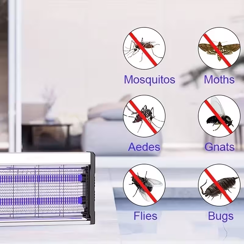 trampa para mosquitos con luz UV