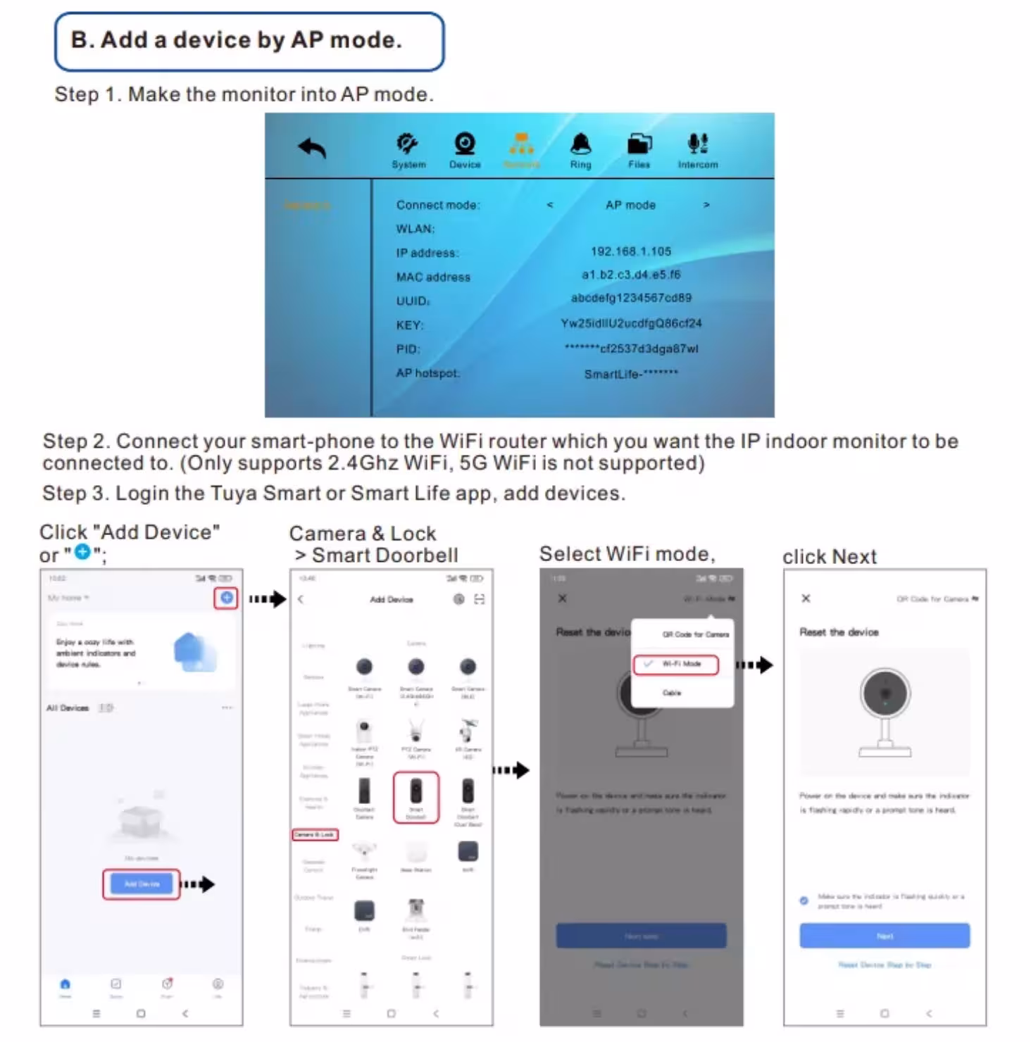 WiFi video doorbell