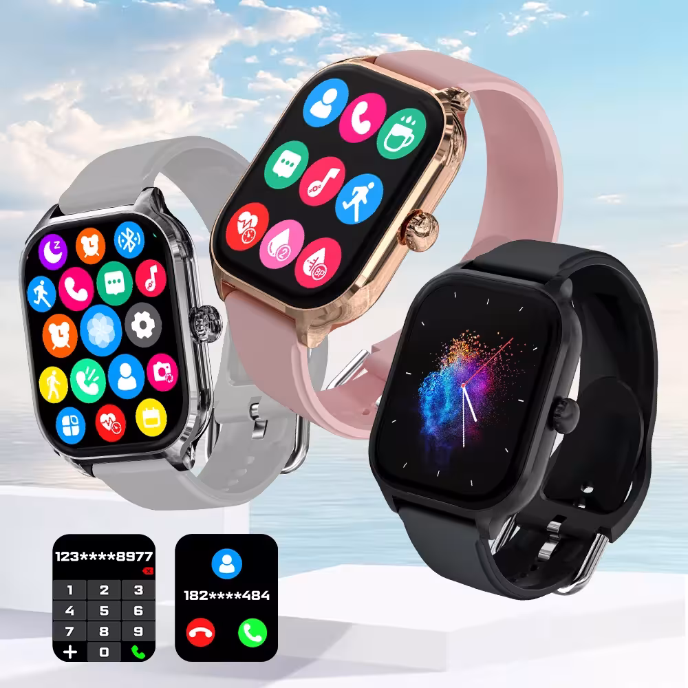 Montre intelligente LAXASFIT H9, pour répondre aux appels et suivre l'activité sportive.