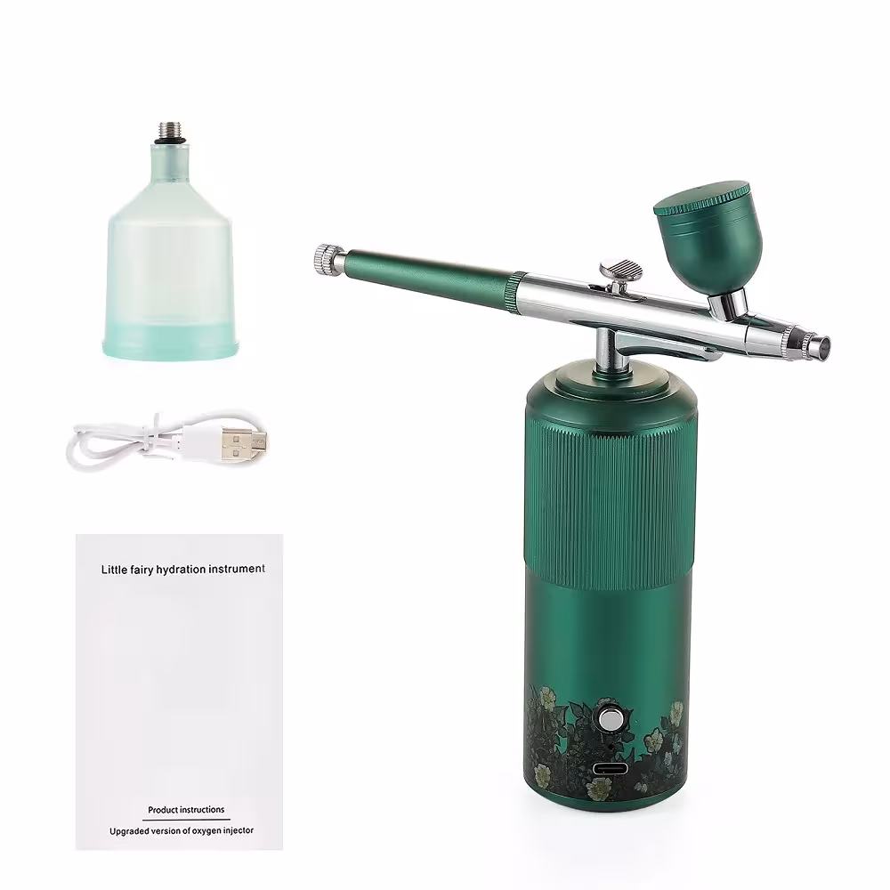 oxygen injector for facial hydration