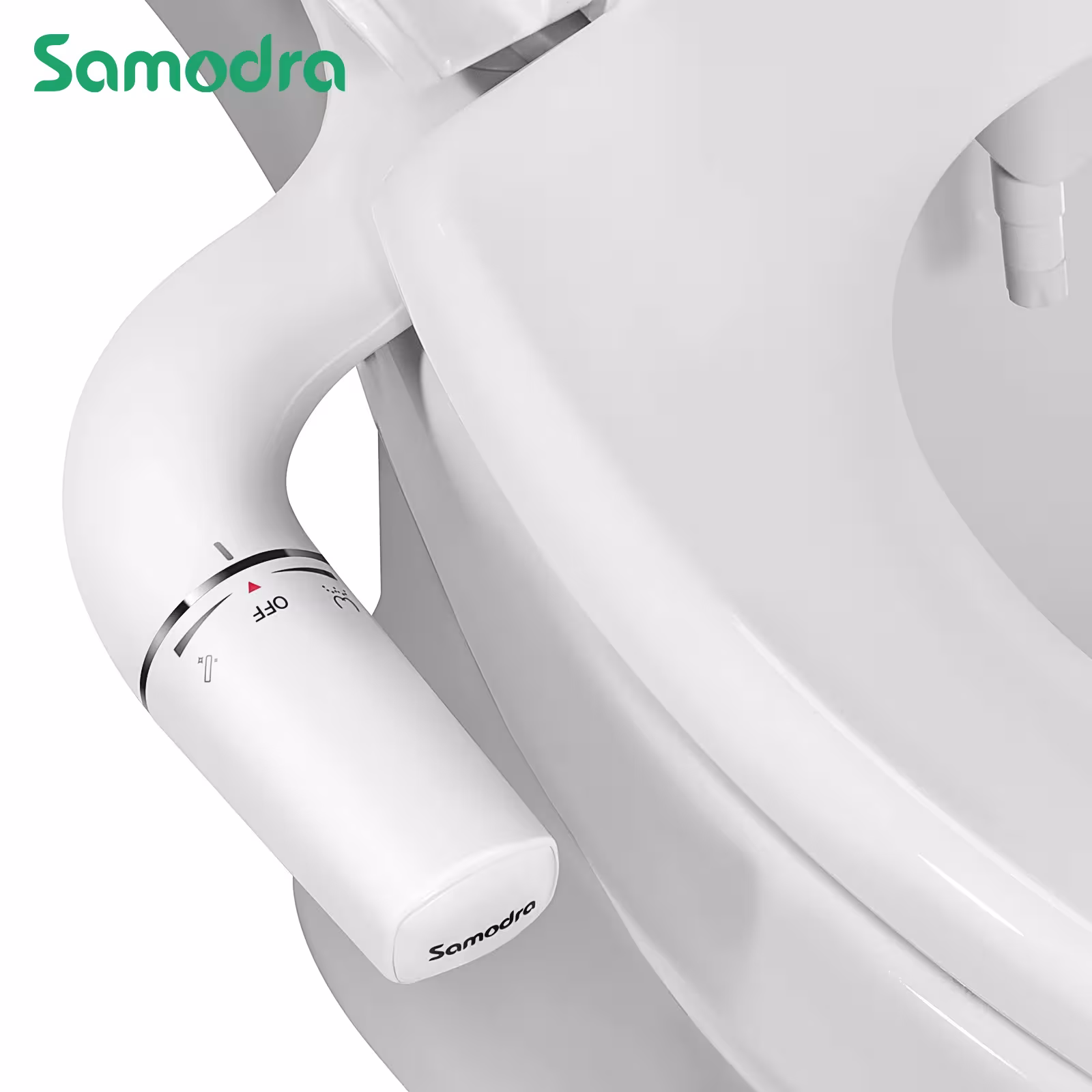 SAMODRA Bidet Annex Toilet Seat Double Spray Adjustable Water Pressure